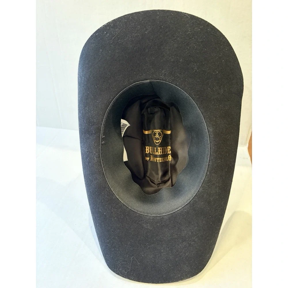 Bullhide by Montecarlo Wool Cowboy Hat El Disobediente Black 0568BL